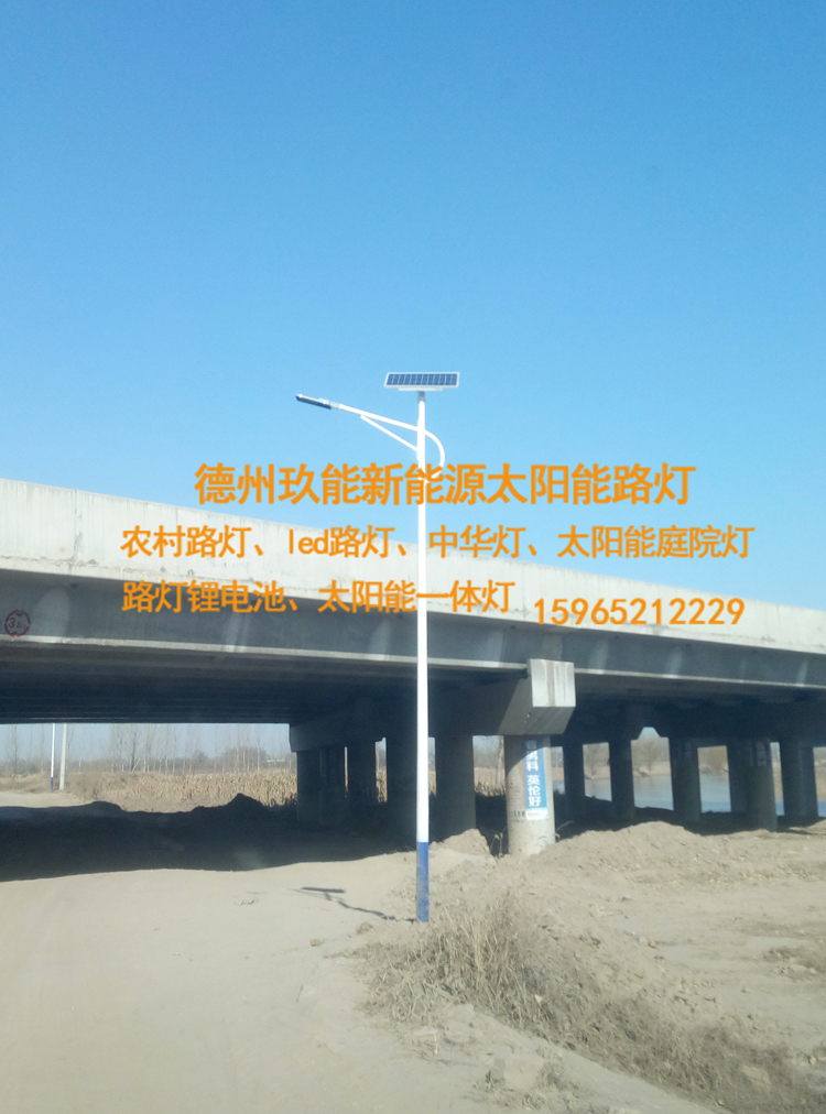 滄州龐口鎮農村太陽能路燈