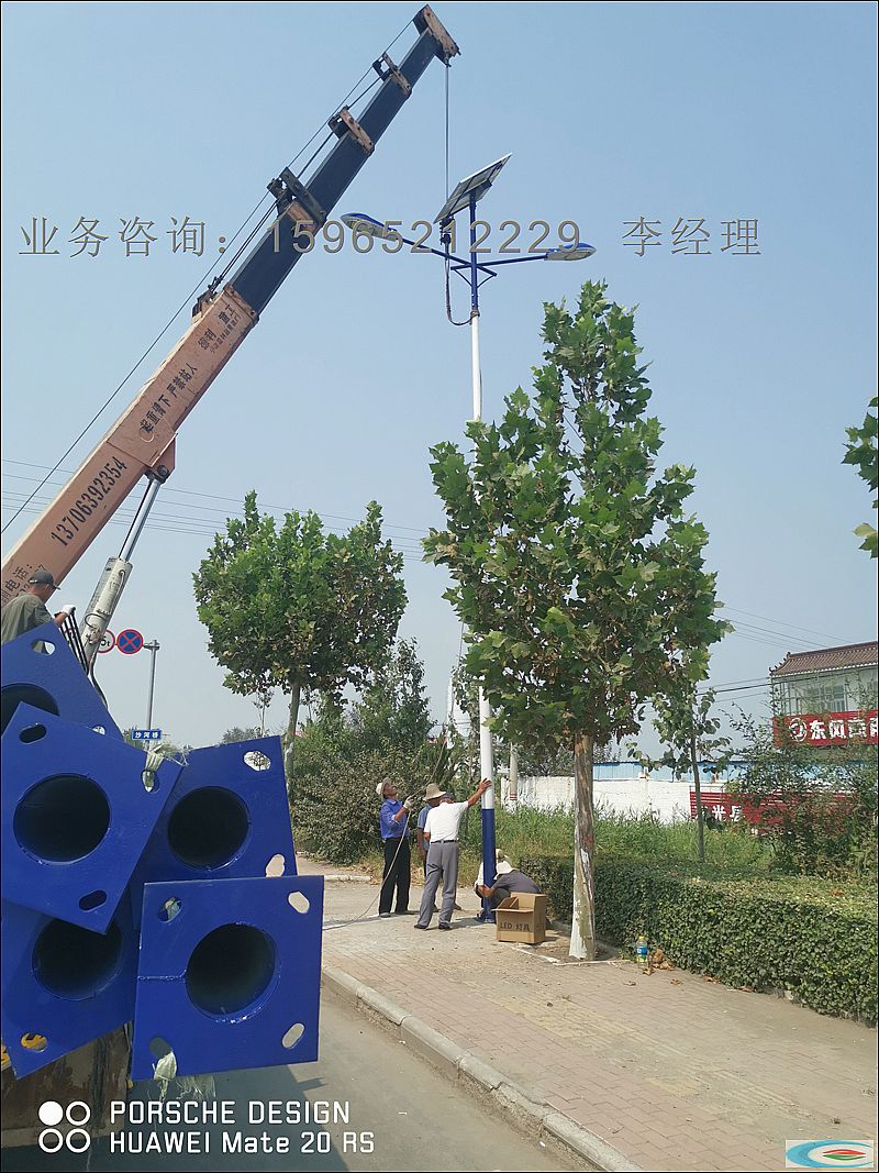 滄州東光led太陽能路燈工程